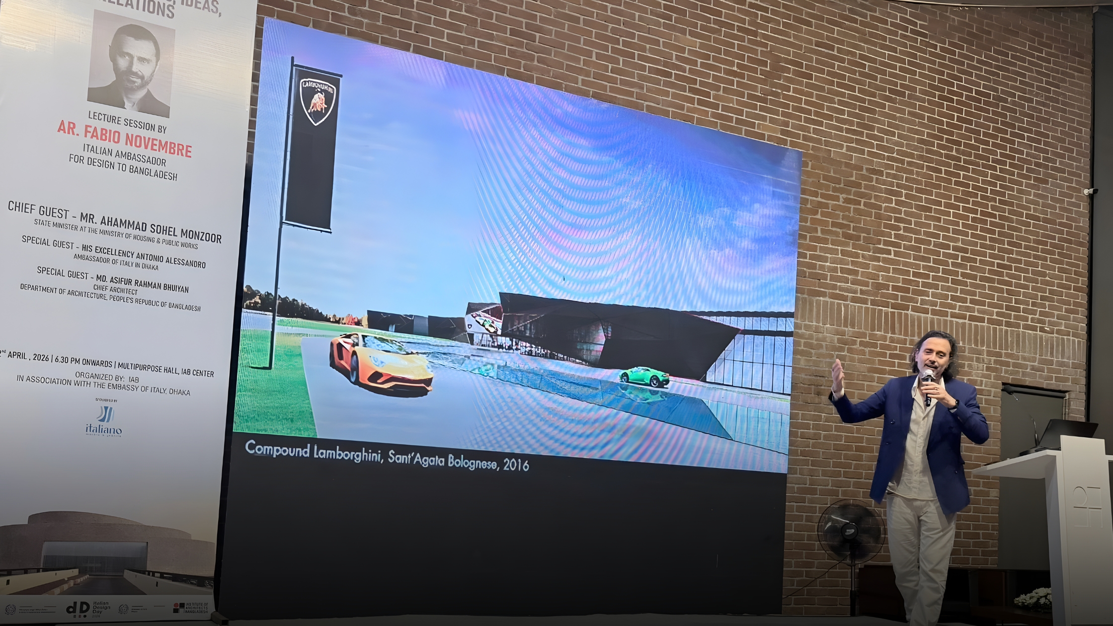 Architect Fabio Novembre’s special lecture held at IAB as part of Italian Design Day 2026